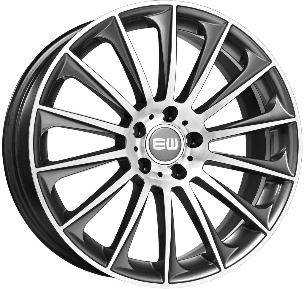 ELIT WHEELS EW02 PALLADIUM / POLISHED 8x18 5/112 ET35 CB66.5