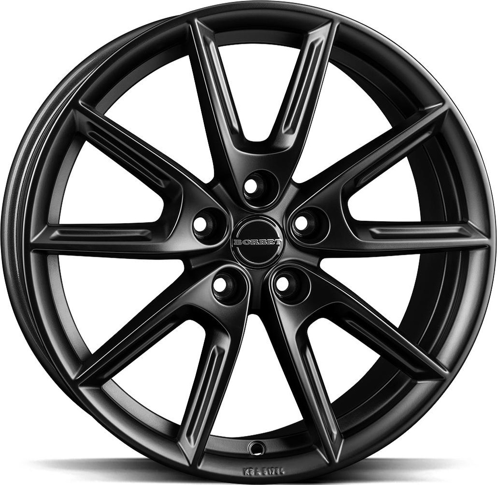 BORBET LX19 BLACK MATT 8x19 5/108 ET45 CB72.5