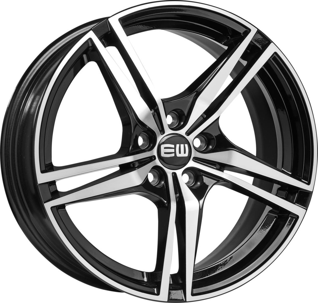 ELIT WHEELS EW11 BLACK / POLISHED 8x18 5/108 ET42 CB63.4