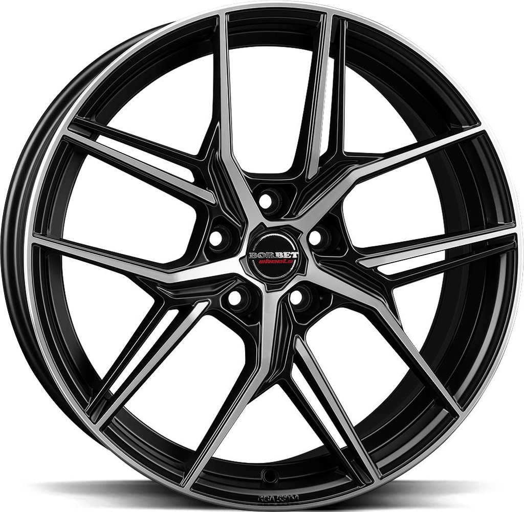 BORBET QX BLACK POL MATT 8x19 5/112 ET40 CB66.5