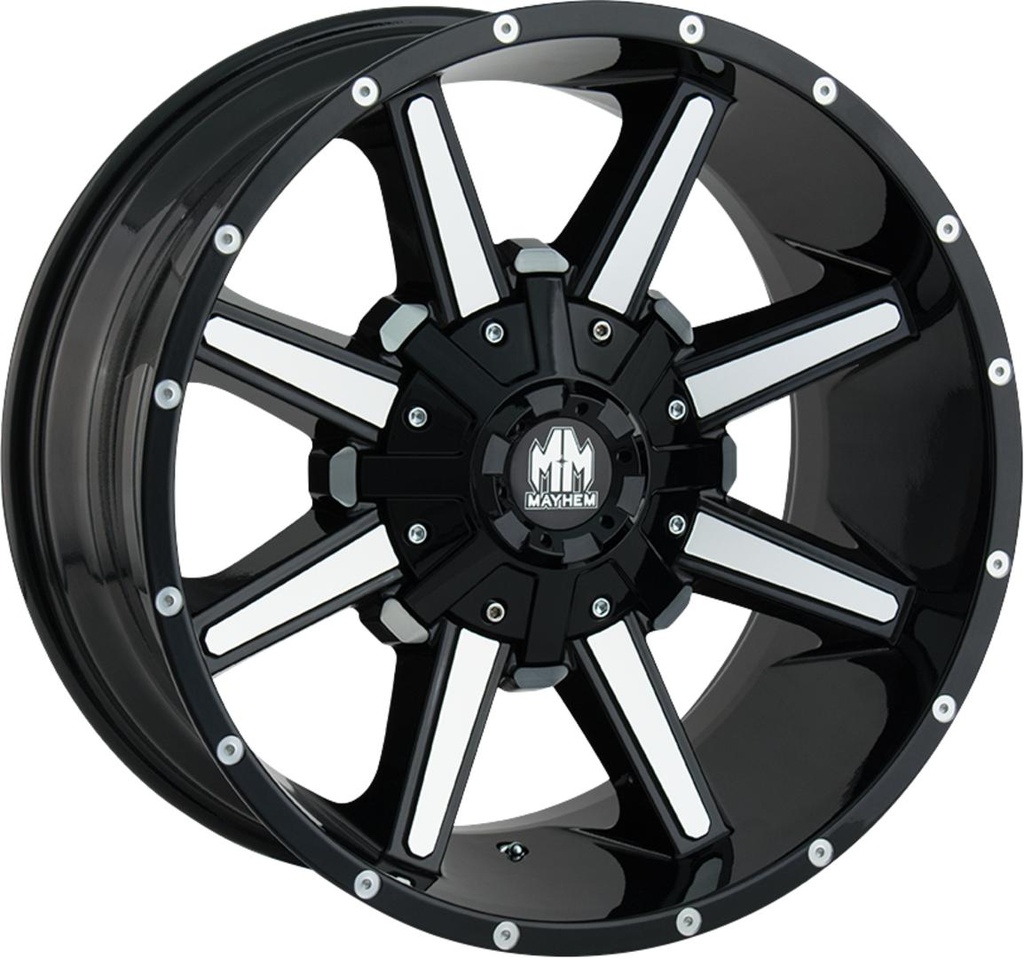 MAYHEM ARSENAL GLOSS BLACK / MACHINED FACE 9x18 5/139.7-150 ET18 CB110