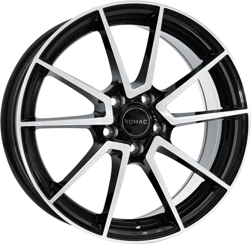 ROMAC AIR GLOSS BLACK / POLISHED FACE 8x18 5/100 ET35 CB73.1