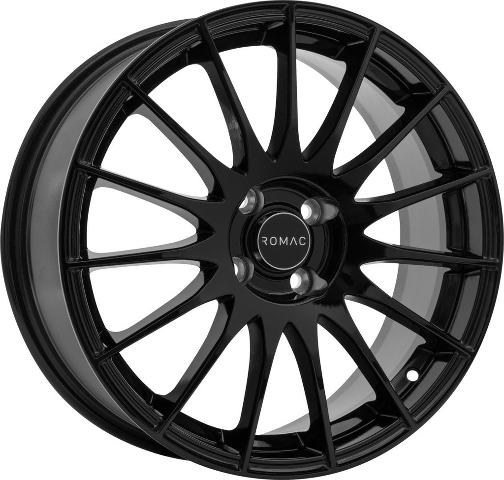 ROMAC PULSE BLACK ONYX 6.5x15 4/100 ET40 CB73.1