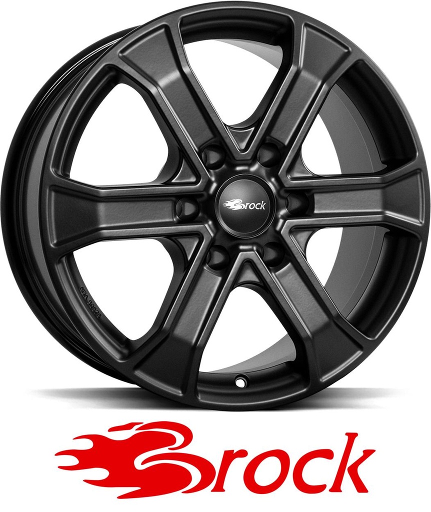 BROCK RC31 BLACK MATT 7x16 6/120 ET45 CB74.6