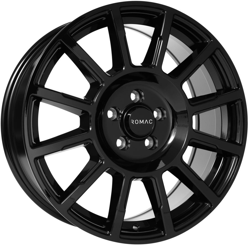 ROMAC STEALTH GLOSS BLACK 6.5x16 5/160 ET50 CB65.1