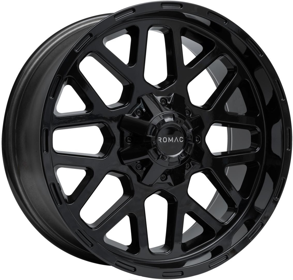 ROMAC UTAH GLOSS BLACK 9x20 6/114.3 ET30 CB66.1