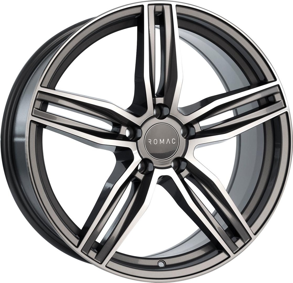 ROMAC VENOM GREY / POLISHED FACE 7.5x17 5/112 ET45 CB73.1