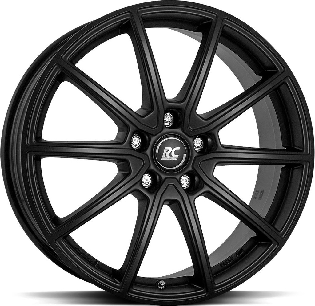BROCK RC32 SATIN BLACK MATT 7.5x19 5/108 ET46 CB65.1