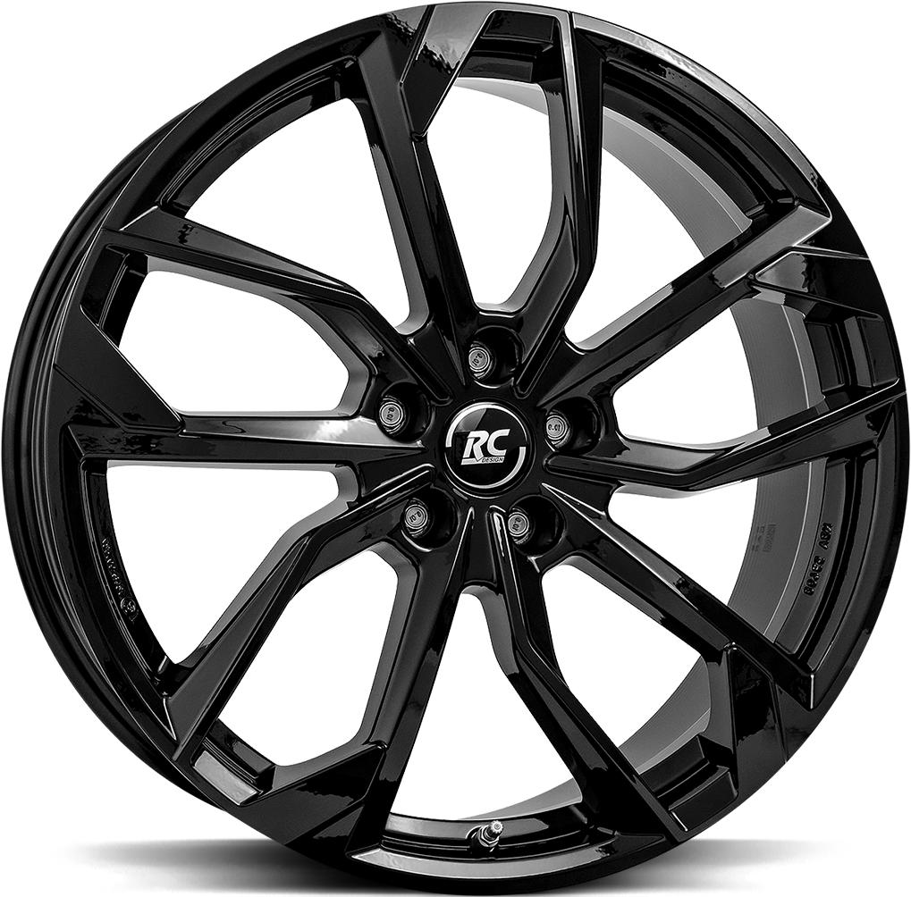 BROCK RC34 SHINY BLACK 7.5x18 5/112 ET48 CB57.1