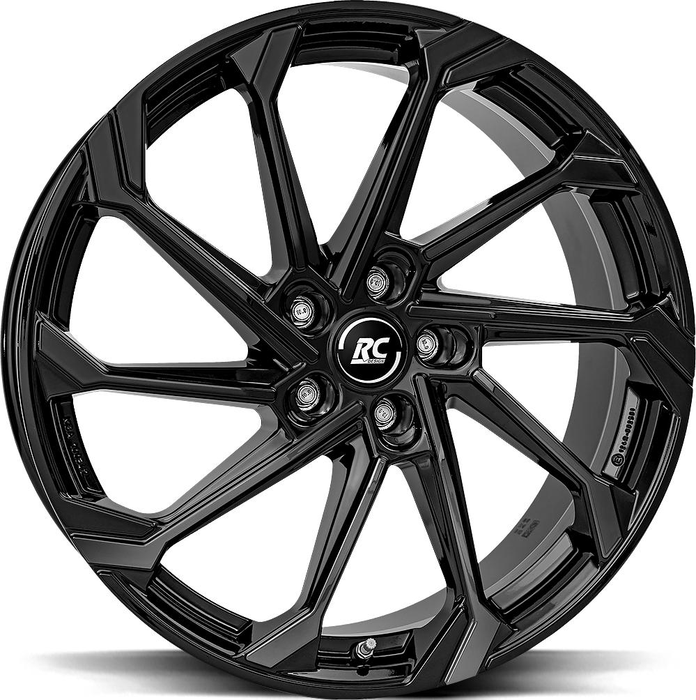 BROCK RC36 SHINY BLACK 8x19 5/112 ET44 CB66.6