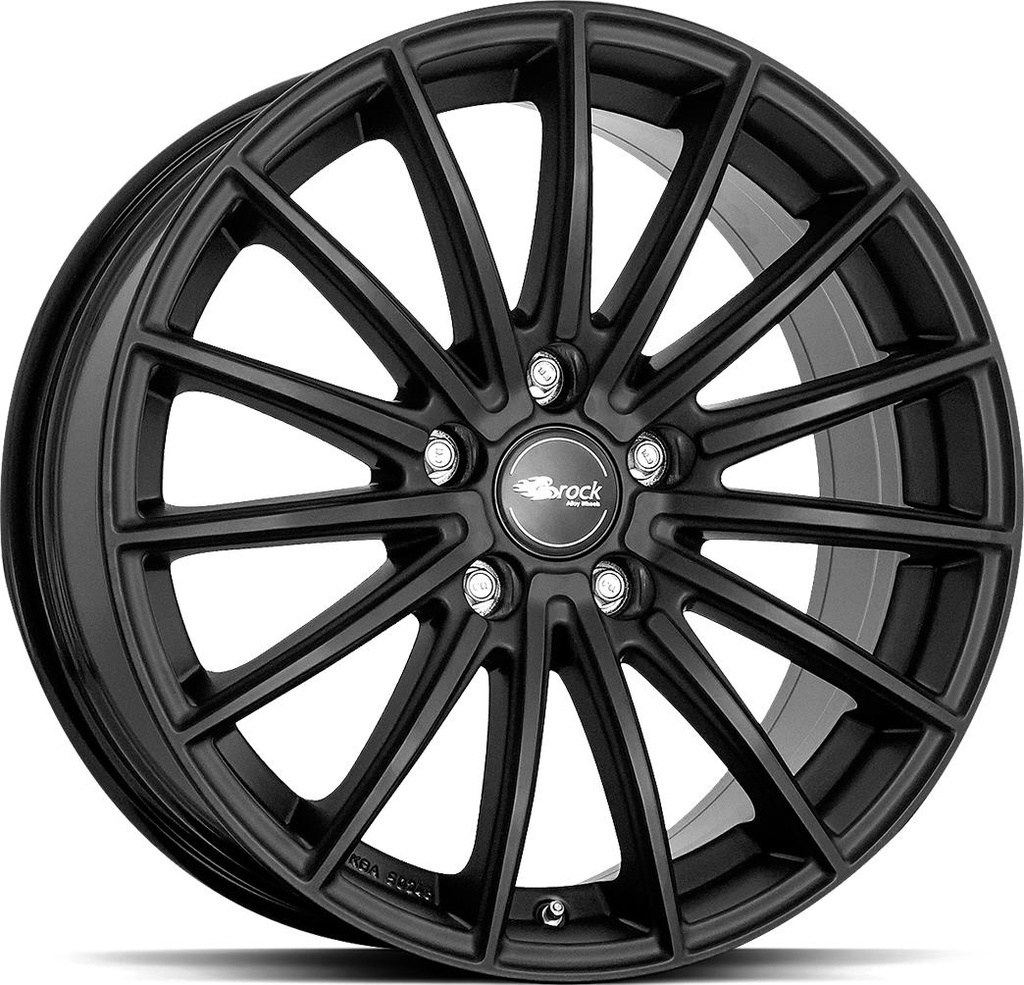 BROCK B36 SATIN BLACK MATT 7.5x17 5/112 ET35 CB66.6