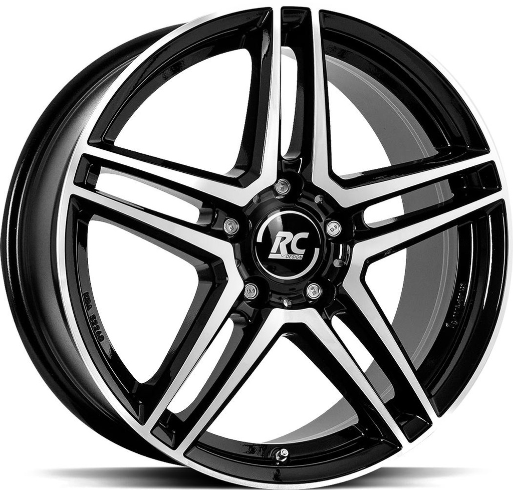 BROCK RCD17 BLACK FULL POL 6.5x17 5/112 ET49 CB66.6