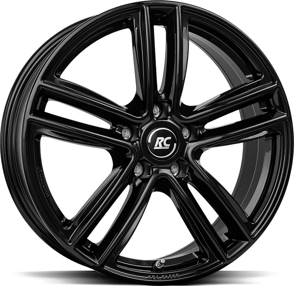 BROCK RC27 SHINY BLACK 6.5x17 5/112 ET38 CB57.1