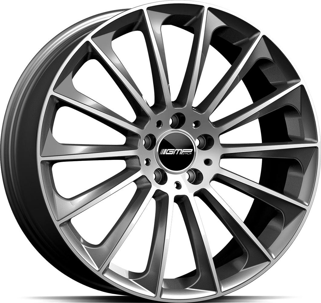 GMP STELLAR ANTHRACITE DIAM 8.5x19 5/112 ET23 CB66.6