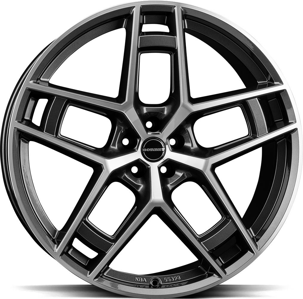 BORBET TF GRAPH POL GLOSS 10.5x24 5/130 ET25 CB84.1