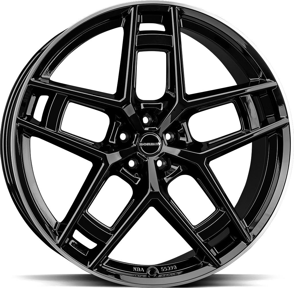 BORBET TF BLACK RIM POL GLOSS 10.5x24 5/120 ET34 CB72.5
