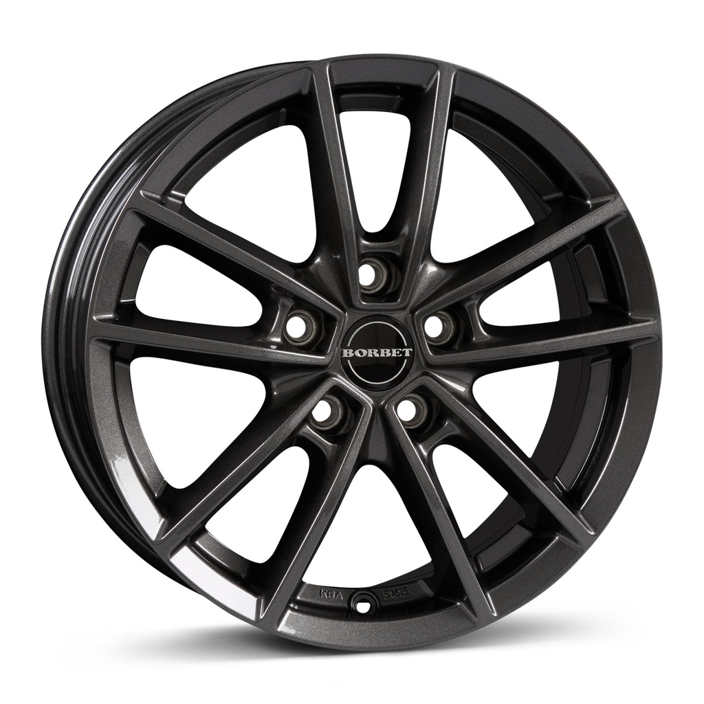 BORBET W MIST ANTRACITE GLOSS 8.5x21 5/112 ET35 CB66.6