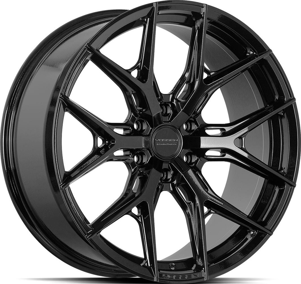 VOSSEN HF64 GLOSS BLACK 9.5x20 6/135 ET15 CB87.1