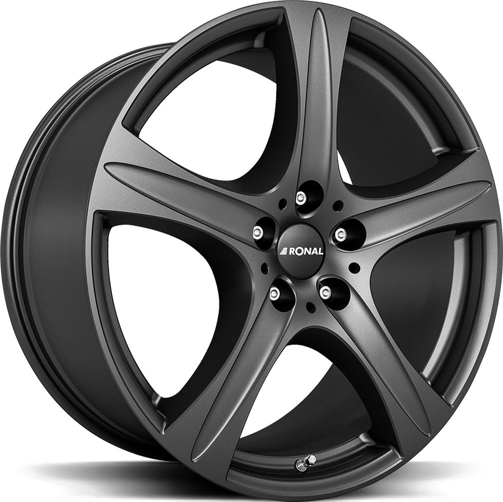 RONAL R55 SUV BLACK MATT 8.5x18 5/130 ET55 CB71.5