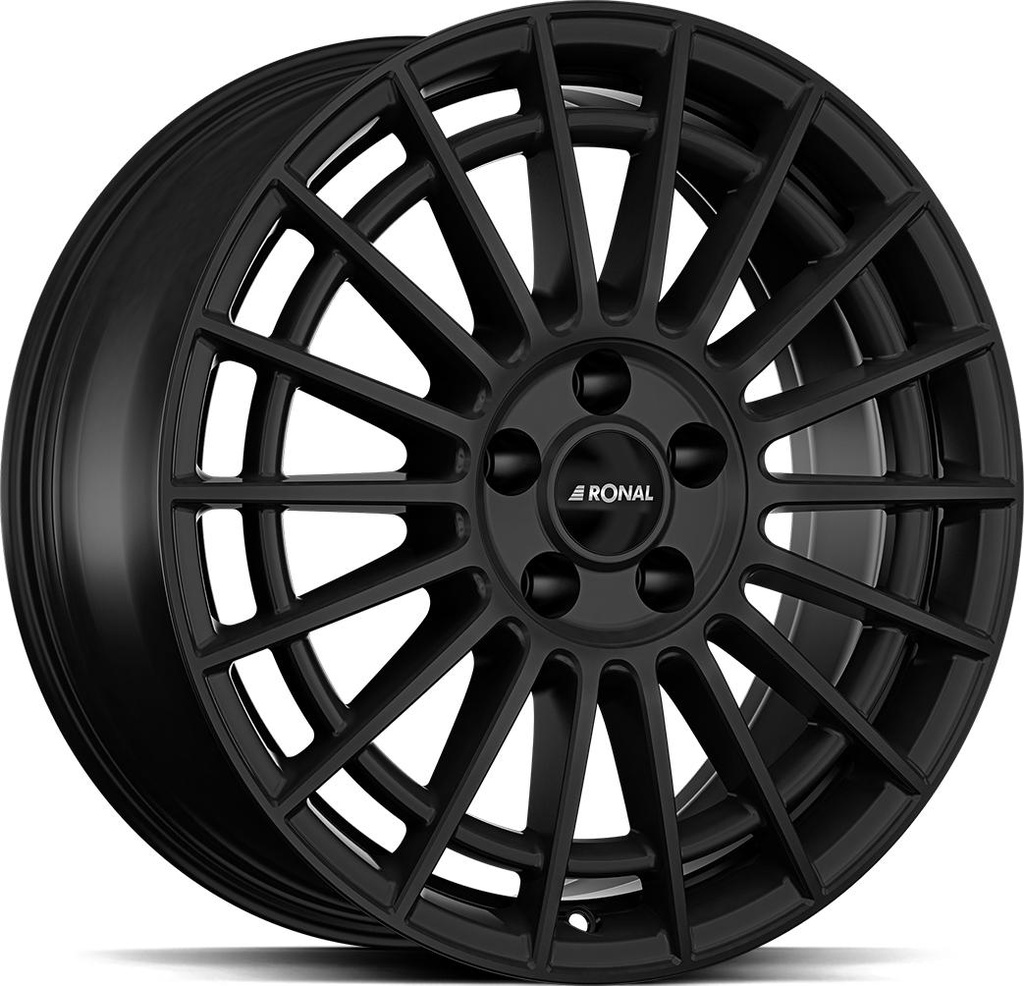 RONAL R73 JET BLACK MAT 7.5x18 4/100 ET45 CB68