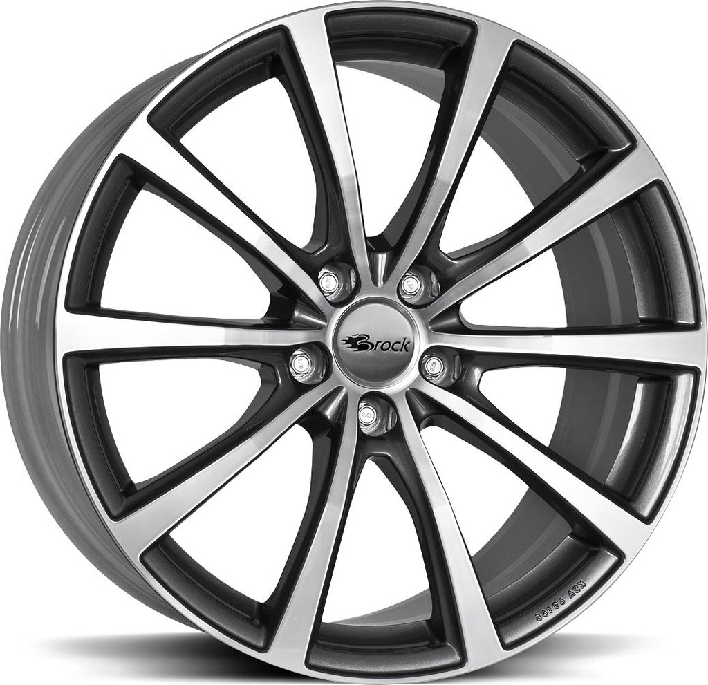 BROCK B32 TITAN FULL POL 9.5x19 5/114.3 ET45 CB64.1