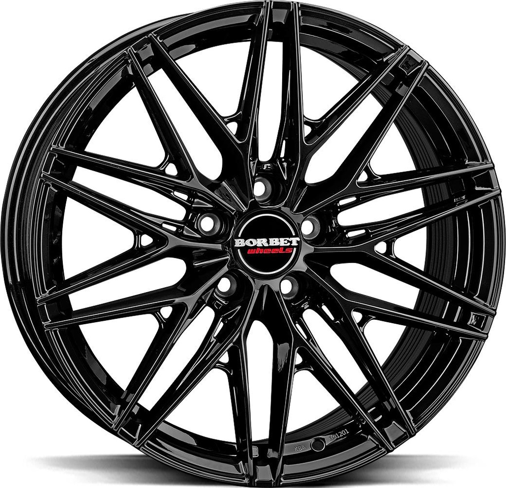 BORBET FB1 BLACK GLOSSY 8x18 5/120 ET40 CB72.5