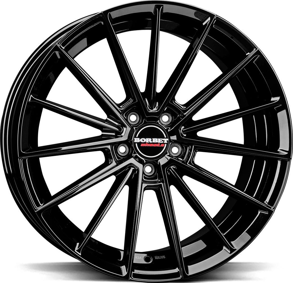 BORBET FB2DC BLACK GLOSSY 9x20 5/112 ET30 CB72.5