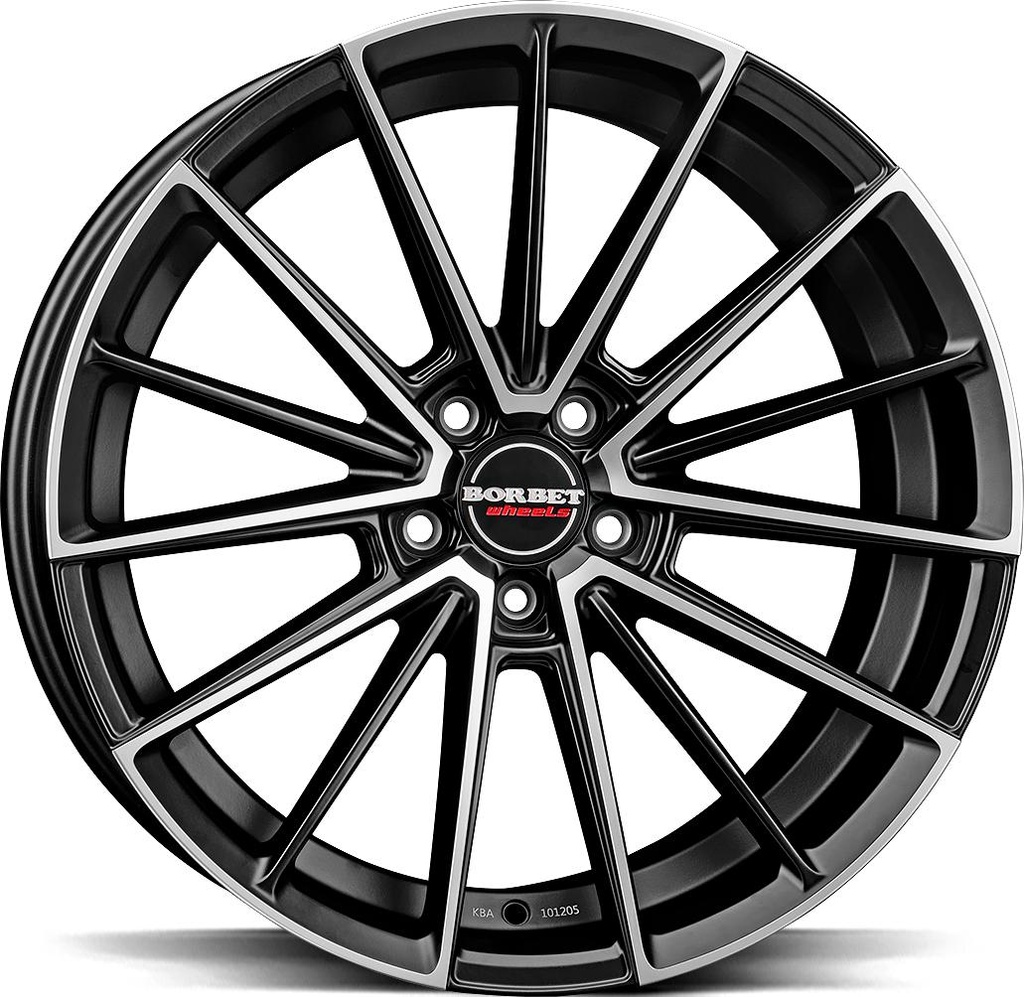BORBET FB2DC BLACK POLISHED MATT 9x20 5/114.3 ET40 CB72.5