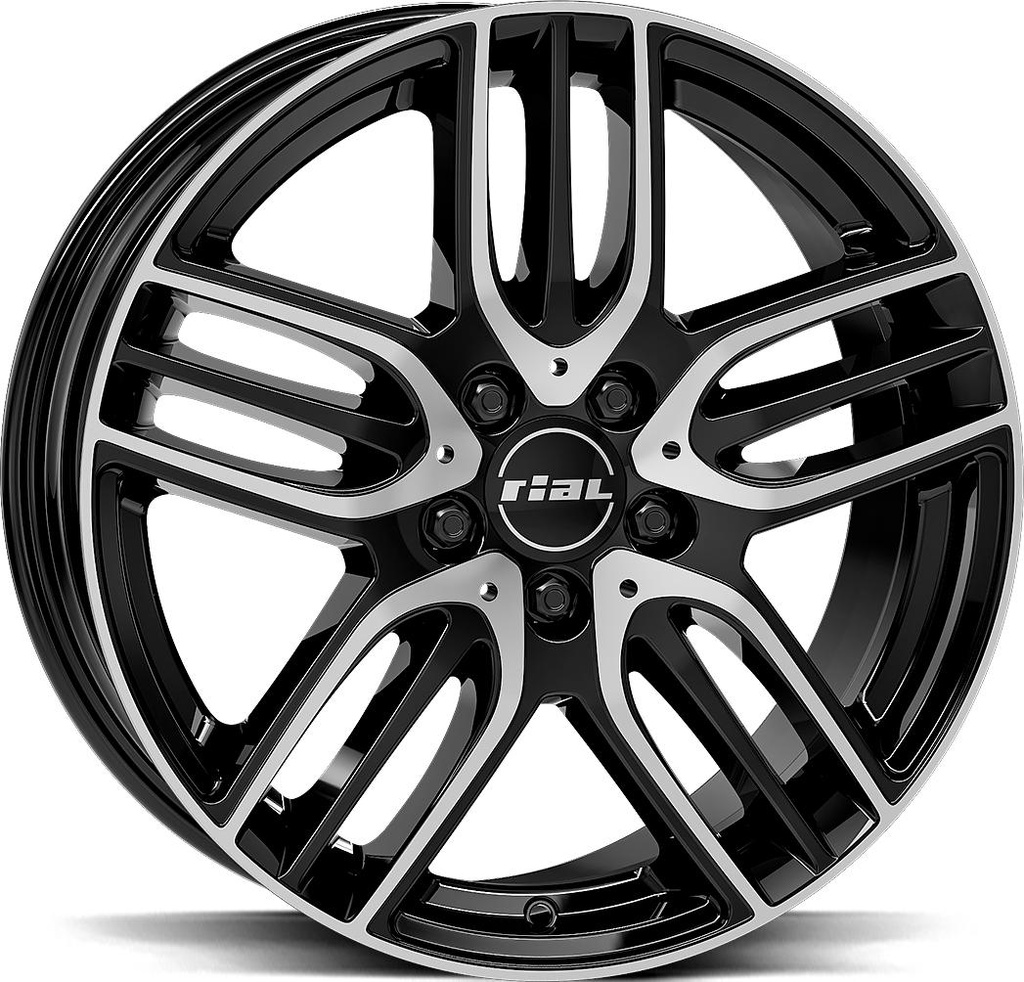 RIAL M14 DIAM BLACK POL 7.5x18 5/112 ET48 CB66.5