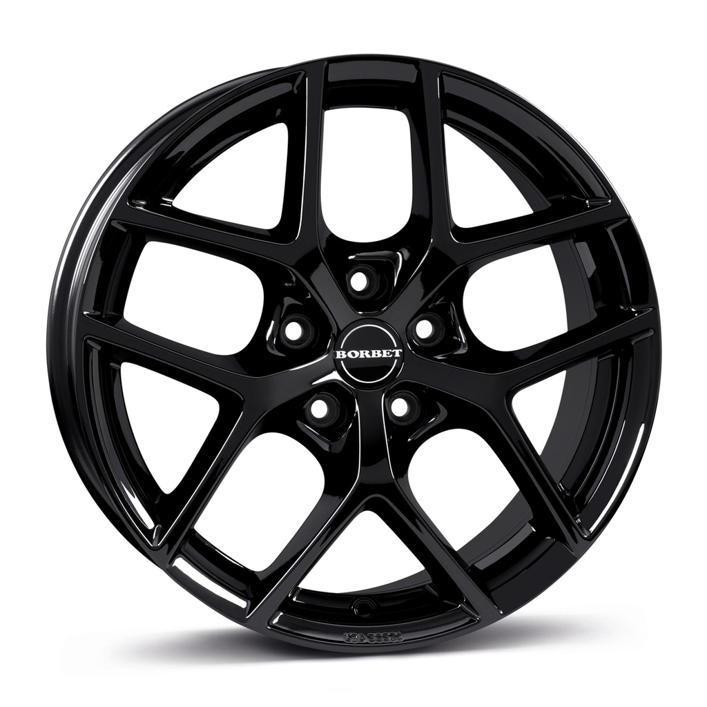 BORBET Y BLACK GLOSSY 6.5x18 5/112 ET44.5 CB66.6