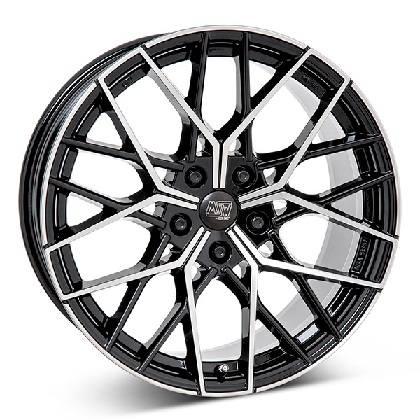 MSW 74 G.BLK/POL | 8,5X19 5-114,3 E40 C73,1 60 8.5x19 5/114.3 ET40 CB73.1