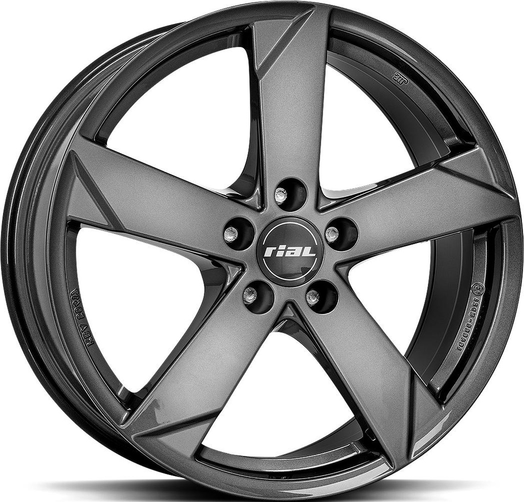 RIAL KODIAK GRAPHITE 6.5x16 5/105 ET39 CB56.6