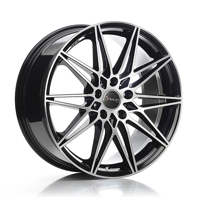 AVUS AC-MB5 BLACK POLISHED 8x18 5/120 ET45 CB72.6