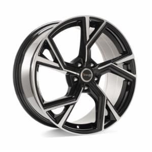 AVUS AF20 BLACK POLISHED 8x18 5/112 ET28 CB66.6