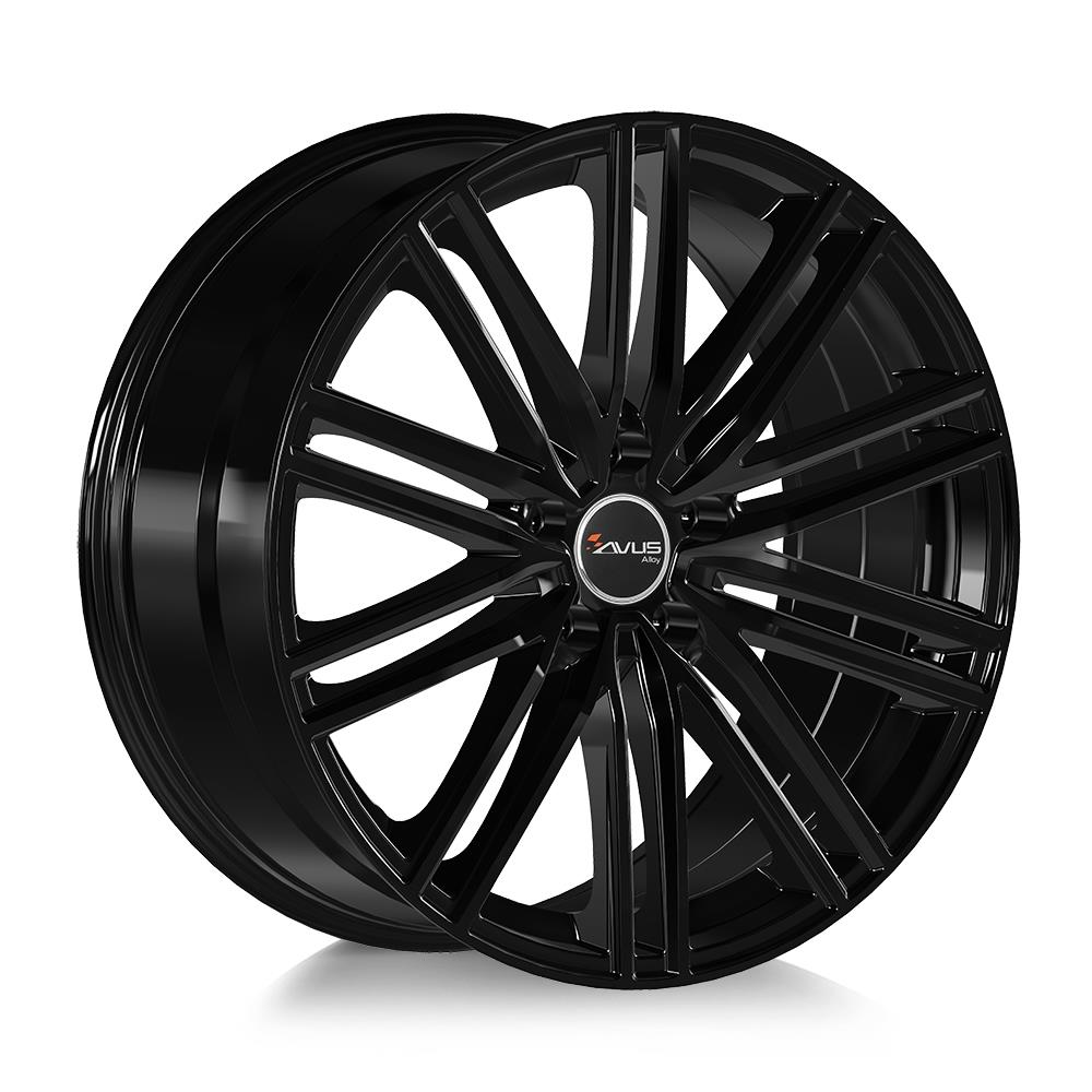 AVUS AC-M08 BLACK 9x22 5/112 ET26 CB66.6