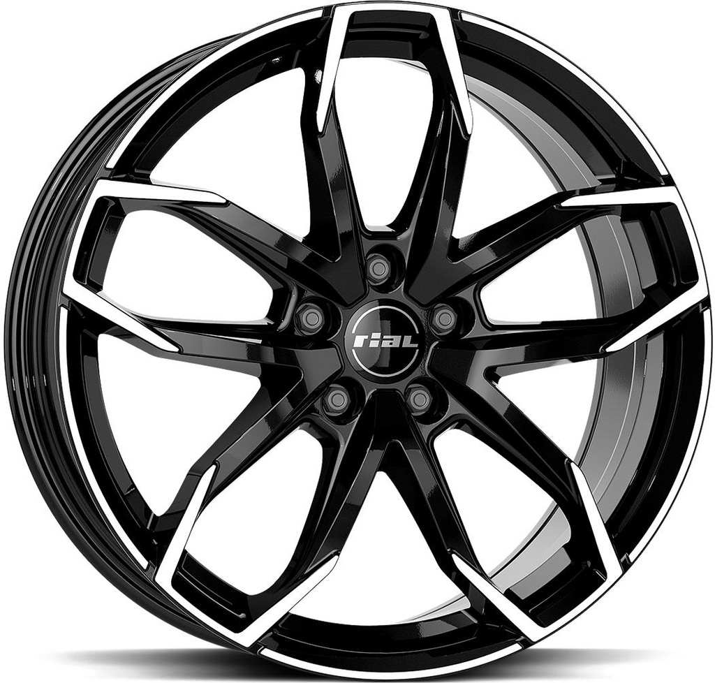 RIAL LUCCA DIAMOND BLACK POL 6.5x16 4/100 ET46 CB54.1