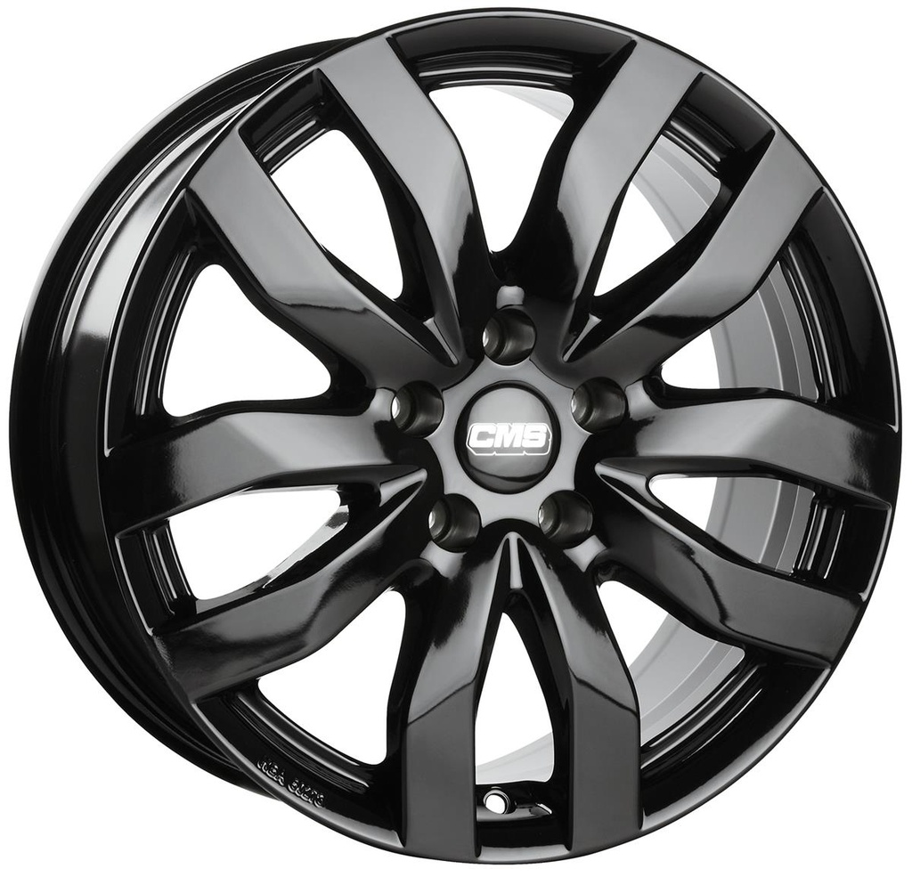 CMS C22 COMPLETE BLACK GLOSS 7.5x17 5/112 ET27 CB66.5