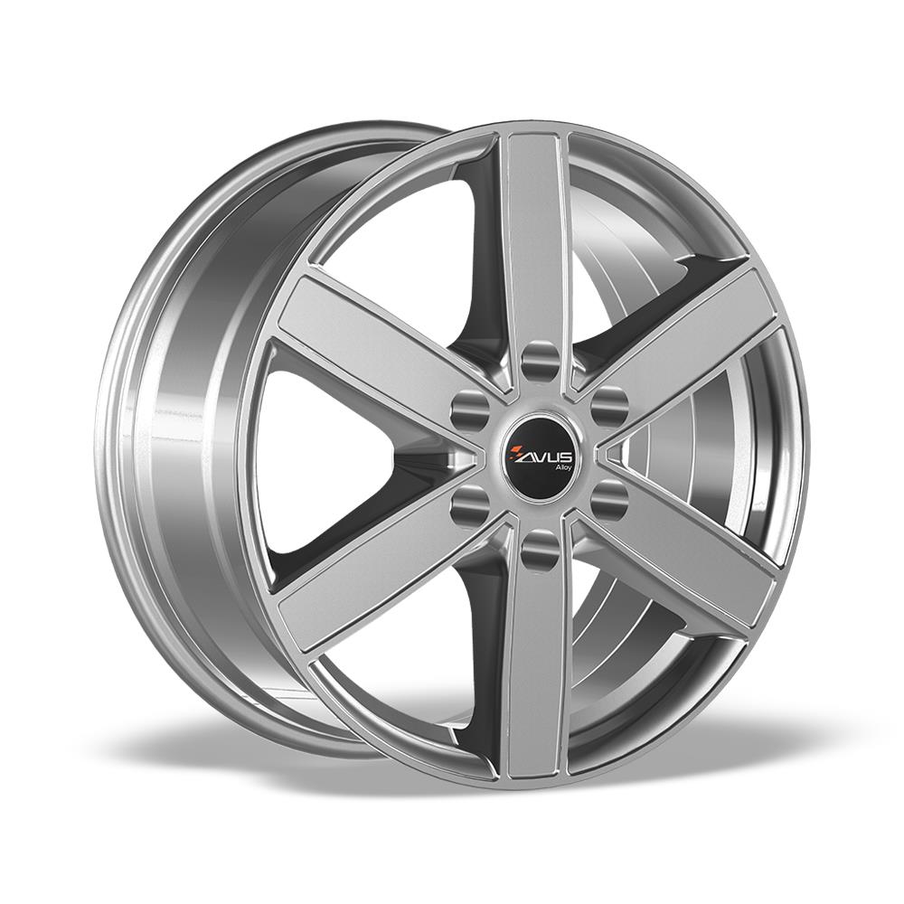 AVUS AC-V61 HYPER SILVER 7.5x17 6/114.3 ET45 CB66.1