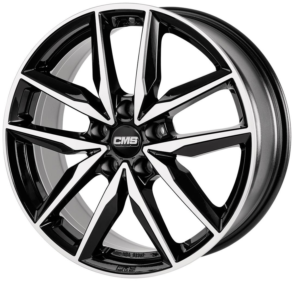 CMS C28 DIAMOND BLACK GLOSS 7.5x18 5/108 ET48 CB65.1