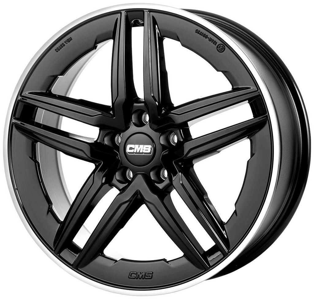 CMS C29-AERO DIAMOND RIM BLACK GLOSS 8.5x18 5/112 ET56 CB57.1