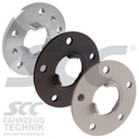 SCC Spacer 13mm System 2P ALU musta/anod. 5/130 CB71,6 (pari)