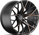 R-SERIES R15 SATIN BLACK BRONZE 10x20 5/112 ET42 CB66.6