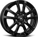 BROCK RC25T SHINY BLACK 7x17 5/112 ET51 CB66.6