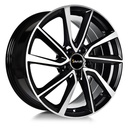 AVUS AC-518 BLACK POLISHED 7.5x17 5/112 ET30 CB66.6