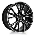 AVUS AF18 BLACK POLISHED 9x20 5/112 ET25 CB66.6