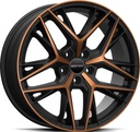 GMP LUNICA SATIN BLACK BRONZE DIAMOND 7.5x18 5/108 ET45 CB73.1