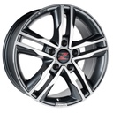 BARZETTA CAVALLO TITANIUM POLISHED PAKETTIAUTOIHIN 7.5x17 5/120 ET40 CB65.1