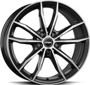 RIAL X12 DIAMOND BLACK POLISH 7.5x18 5/112 ET46 CB57.1