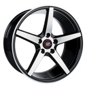 BARZETTA CAPITANO BLACK POLISHED 8.5x19 5/112 ET45 CB66.6