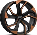 GMP REBEL SATIN BLACK BRONZE DIAM 10x22 5/112 ET30 CB66.5
